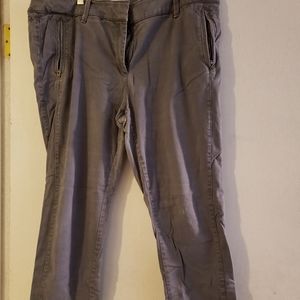 LOFT zipper detail pants